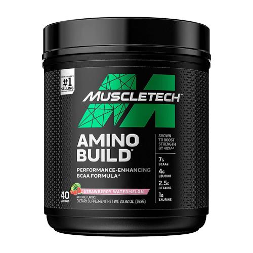 AMINO BUILD – MuscleTech (40 Servicios, Fresa)