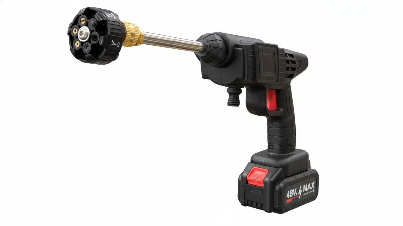 Hidrolavadora Inalámbrica de Alta Presión 6 Chorros