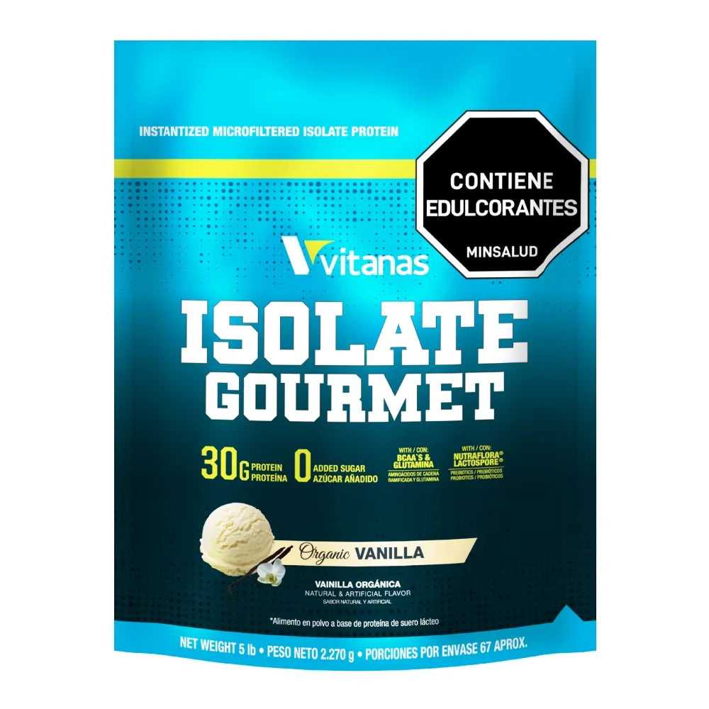 Isolate Gourmet 2 Lb – Vainilla Orgánica - Vitanas