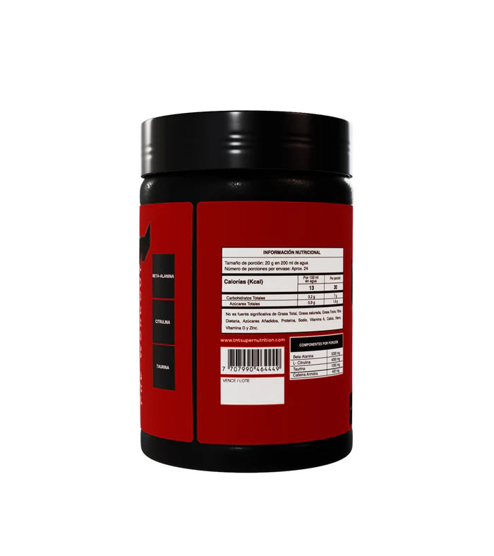 PARANOIA Pre-Workout (Pre Entreno) 480g | Sabor Naranja