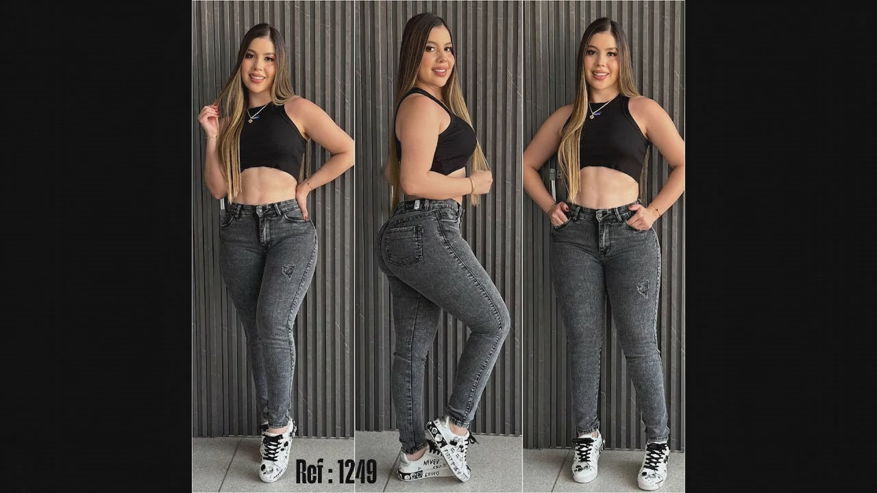 Jean Gris Mujer Ref. 1249