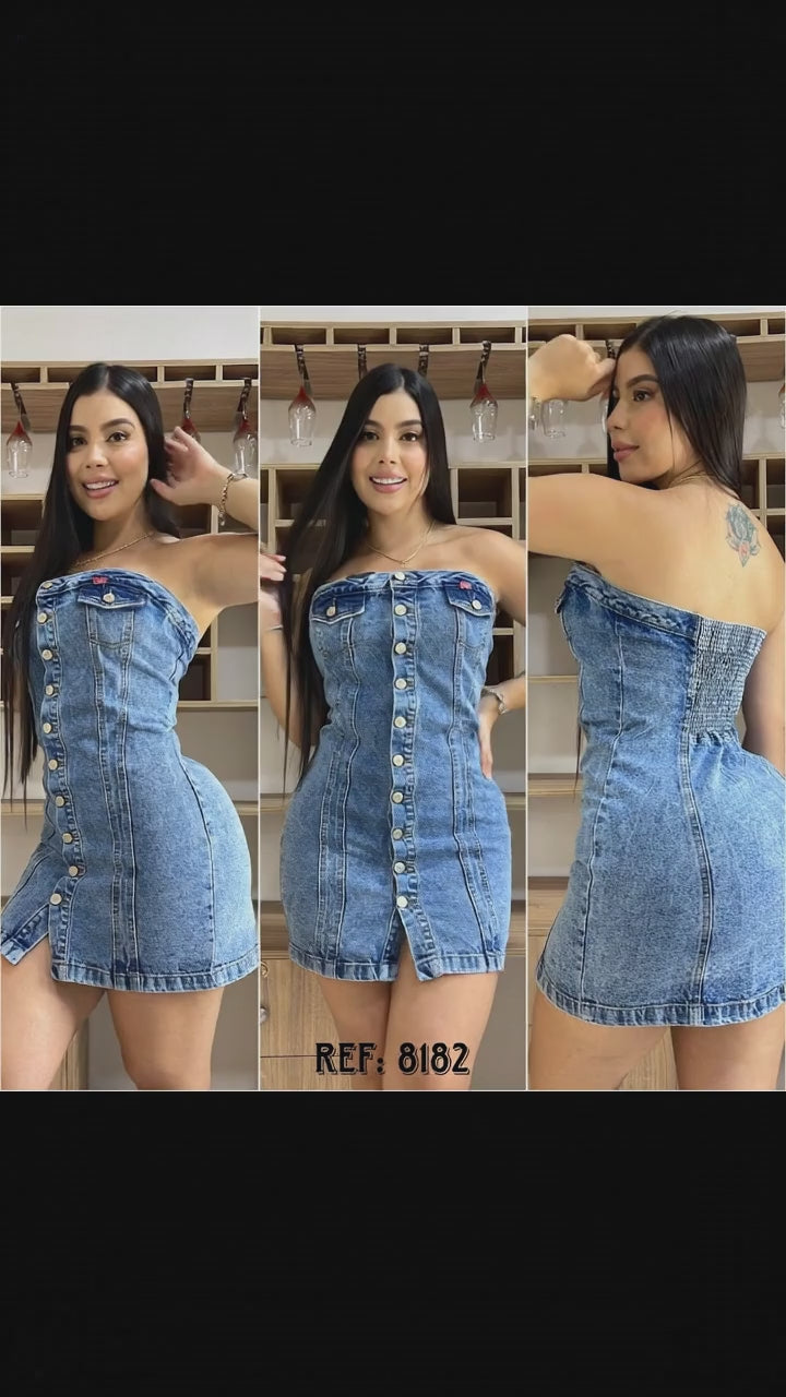 Vestido para Mujer en Jeans – Denim Clásico