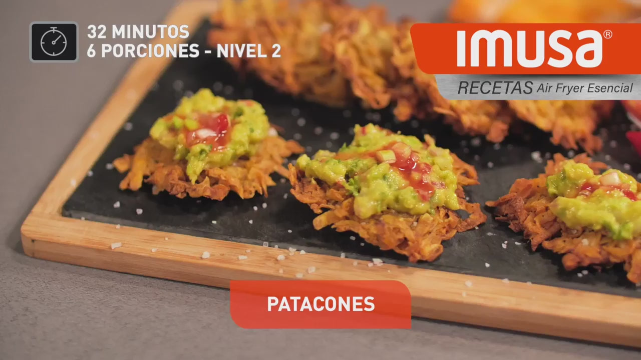 Freidora de aire IMUSA Esencial 3.2L Manual Negra