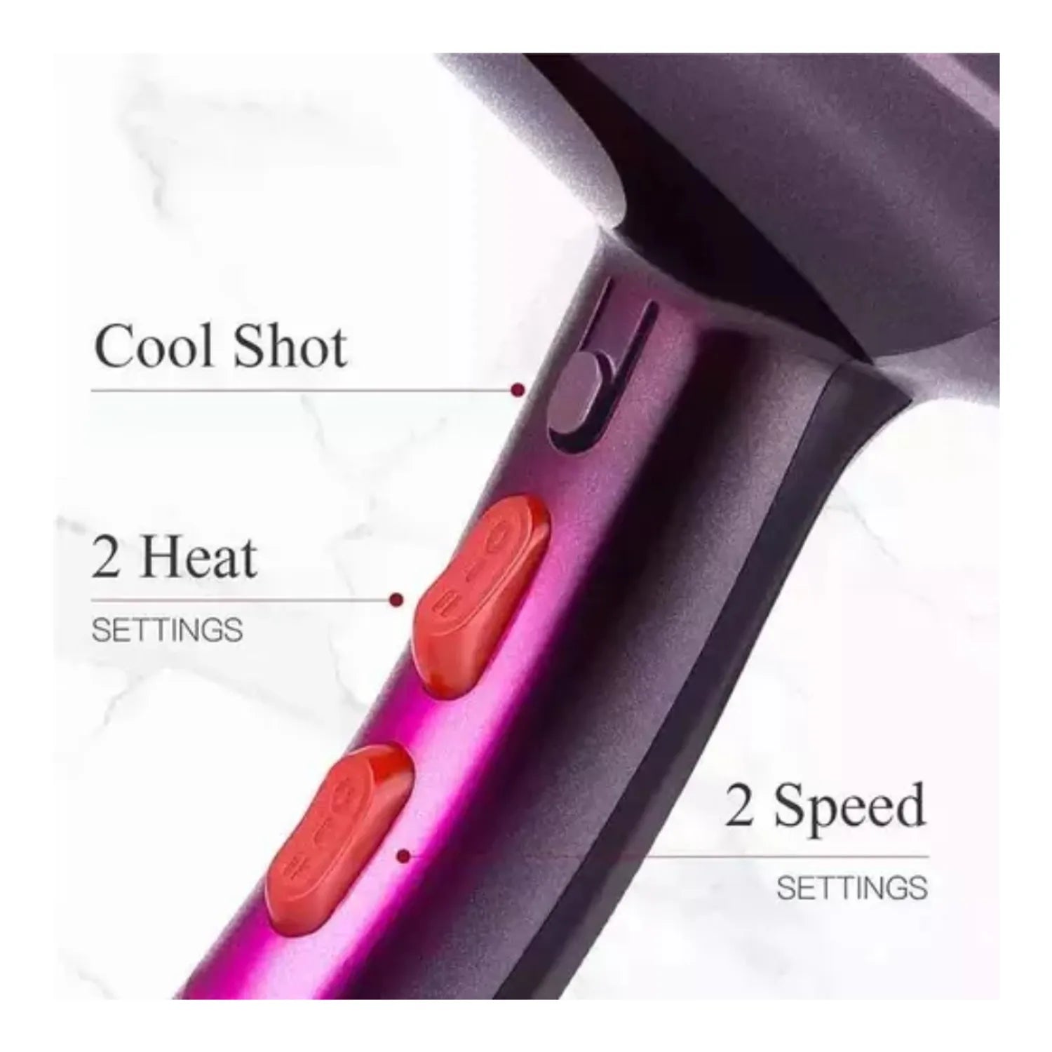 Secador de Cabello Profesional Bopai BP-5500 | 4000W