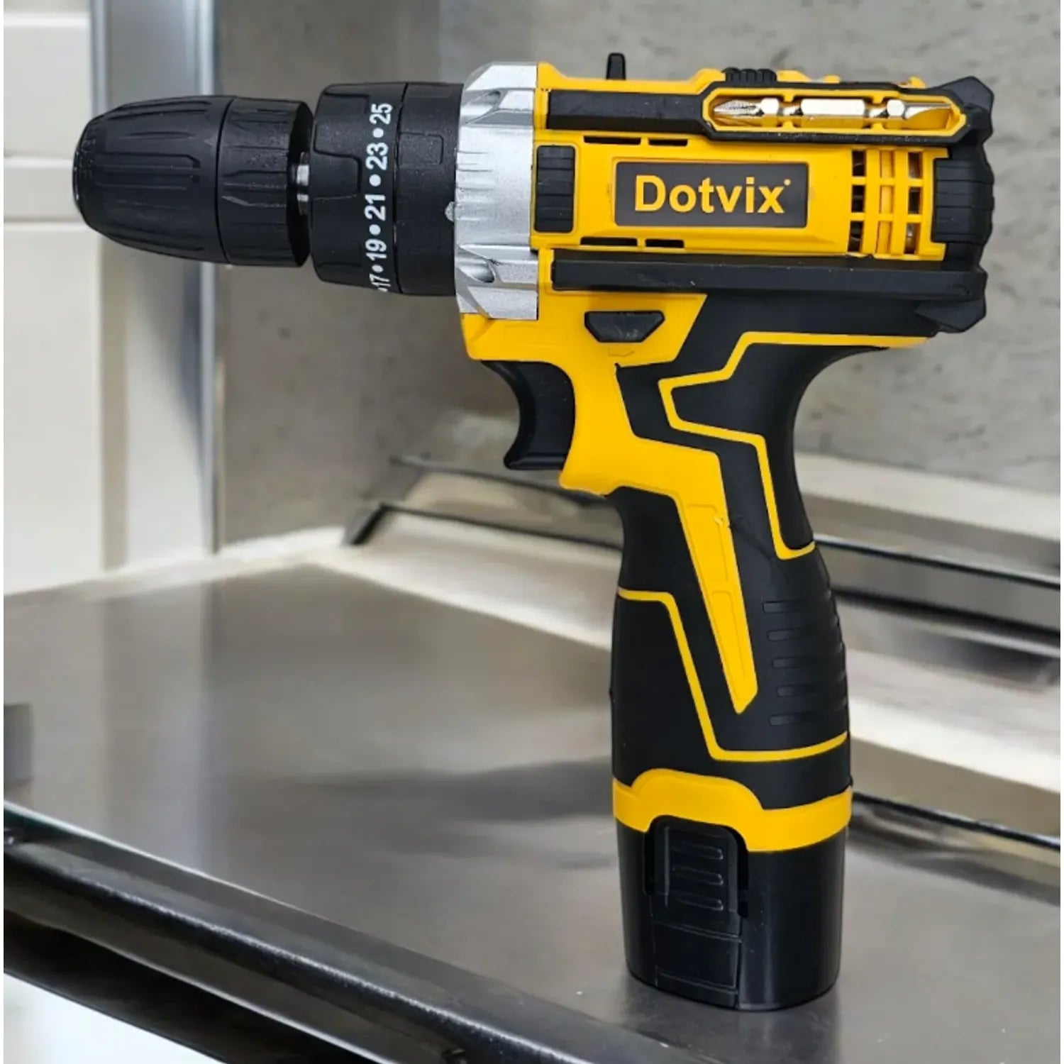 Taladro Atornillador Percutor Inalámbrico 12V Dubai Tools® – 3/8"